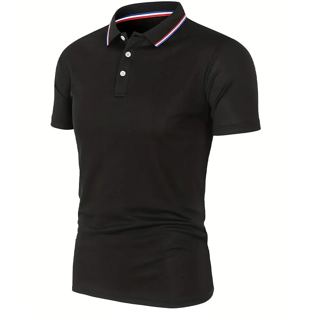 Men Polo Shirt Black