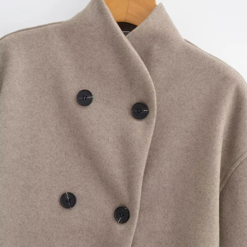 Women's Woolen Coats Loose