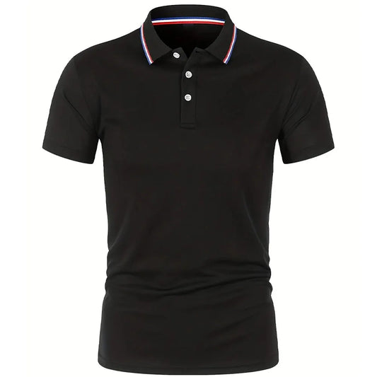 Men Polo Shirt Black